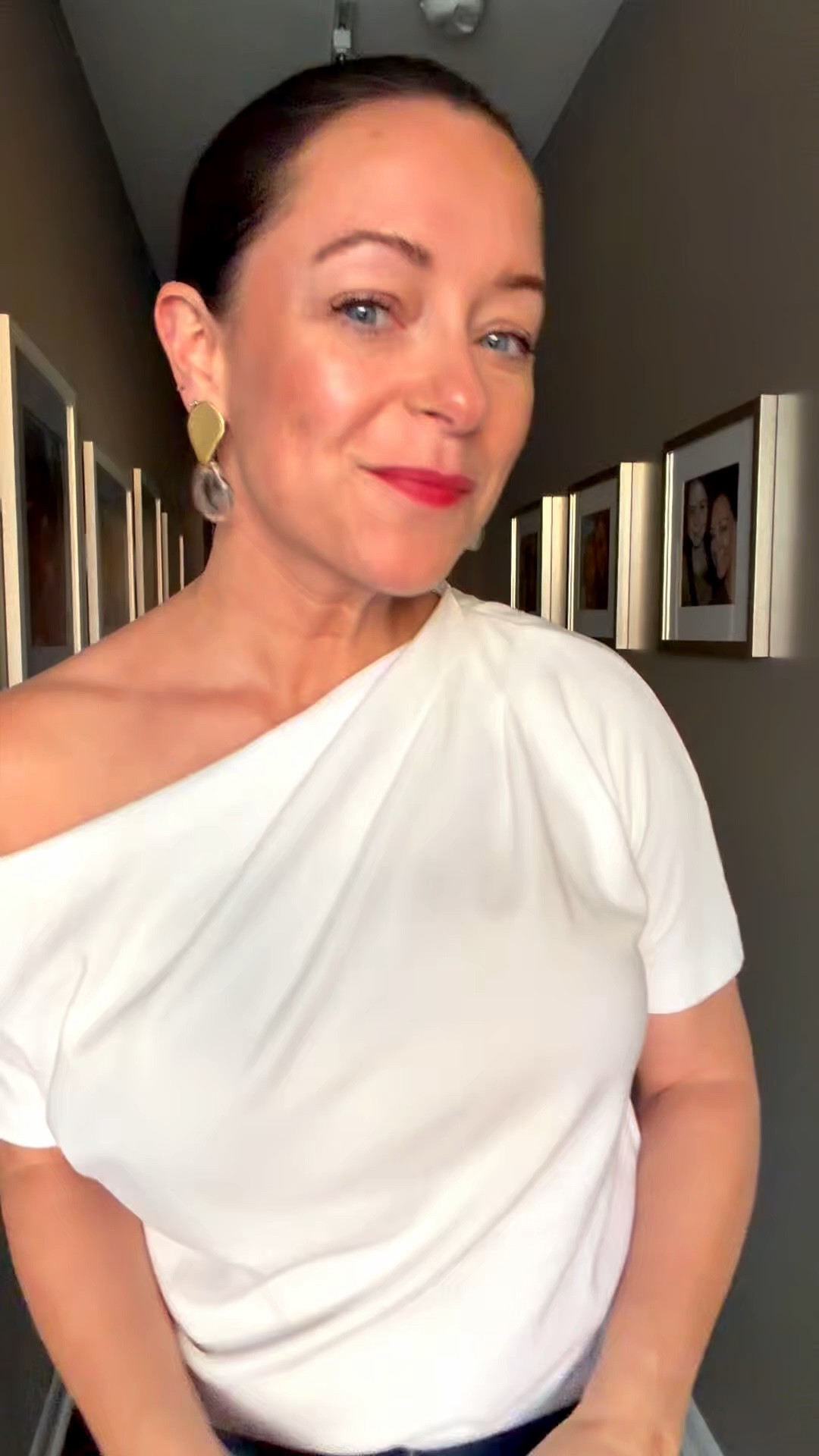I switched the black version of this top immediately after filming this.