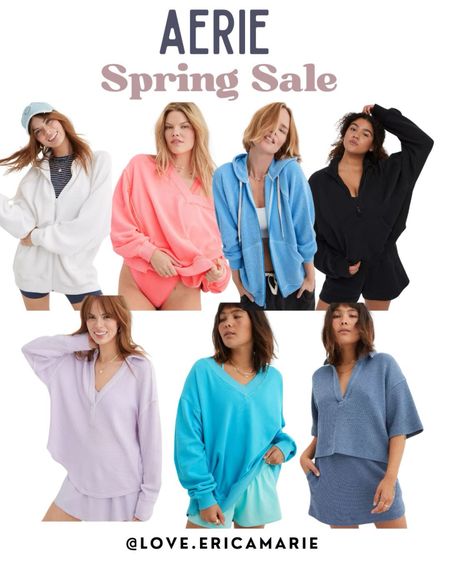 Grab these cute sweaters and jackets from Aerie while on sale using code SPRINGLTK 

#springfashion #loungwear #casuallook #midsizestyle

#LTKsalealert #LTKSpringSale #LTKstyletip