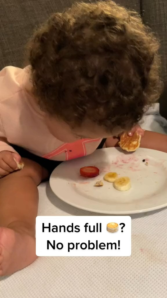 Valentina said: “I ain’t droppin the pancakes” 

 #LTKmomlife #LTKBaby #LTKKids