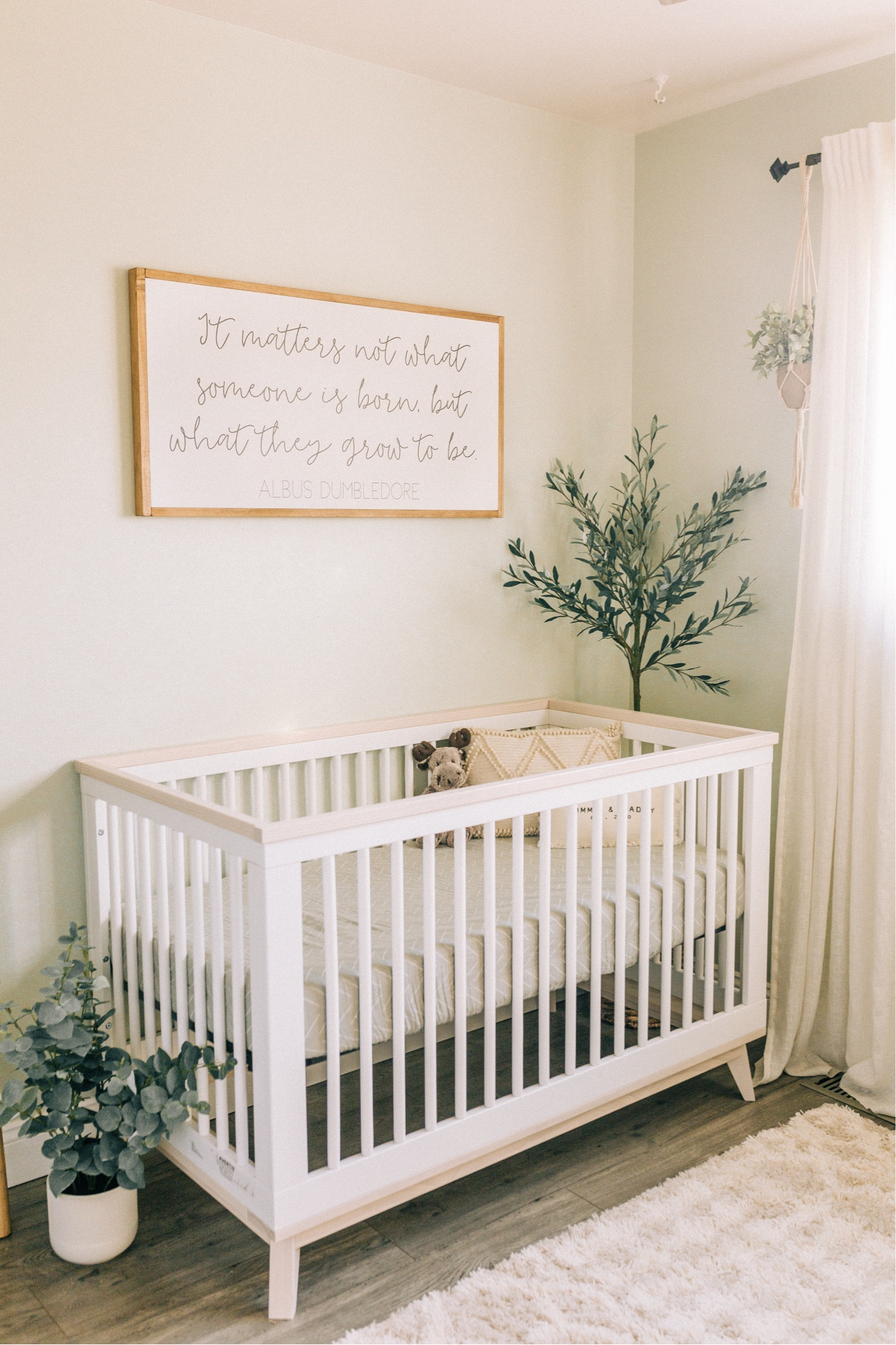 Natural nursery vibes 🫶🏼 missing this setup from my first baby! 

Neutral nursery, crib, gender neutral, faux plants

#LTKbump #LTKfamily #LTKbaby