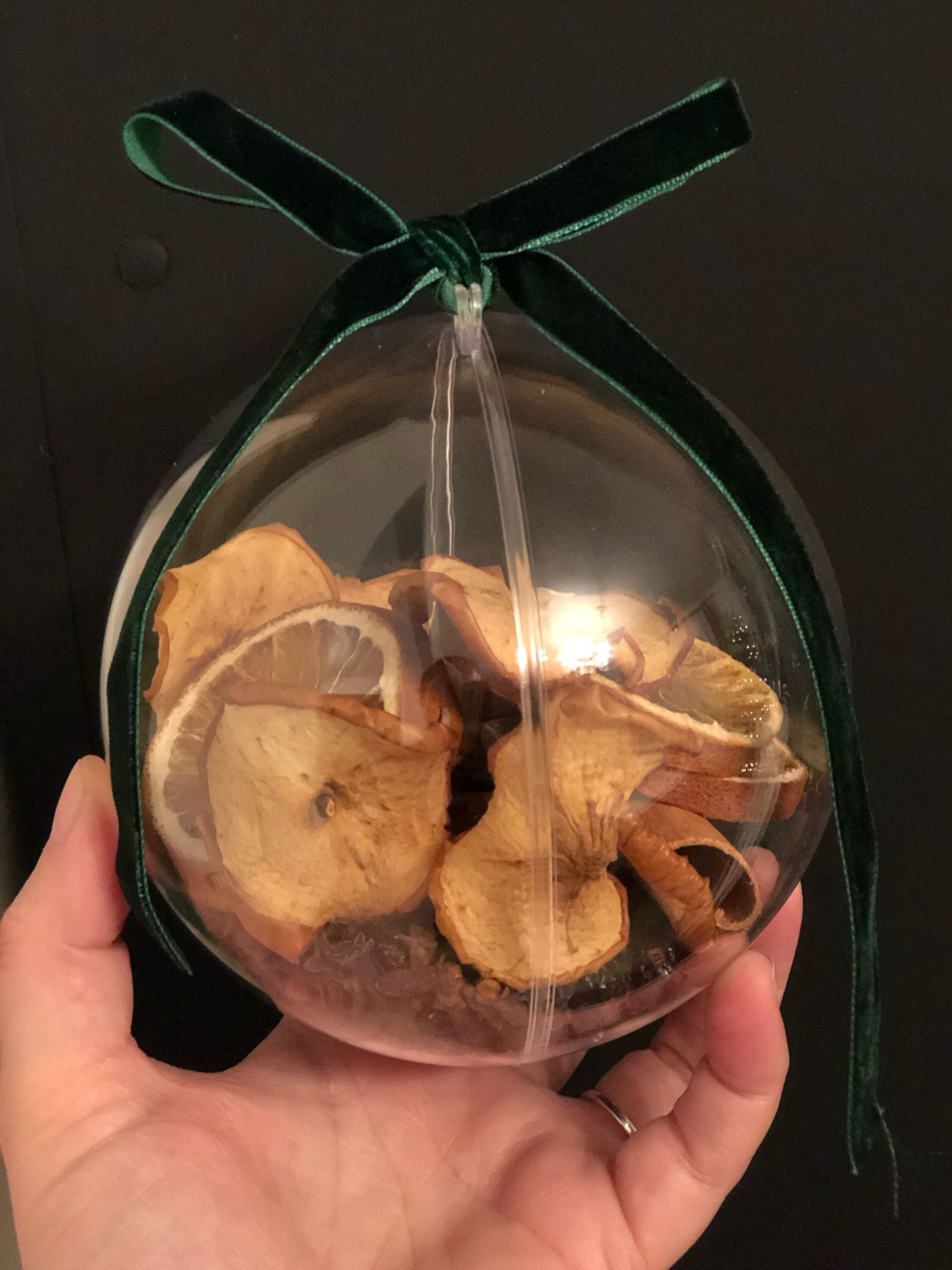Simmer pot gift ornaments for the win! 
6 slices dried apples
6 slices dried oranges
1 tablespoon whole cloves
5 cinnamon sticks
Handful of dried cranberries 
Add to a large simmer pot, fill with water and simmer🤍

#LTKSeasonal #LTKGiftGuide #LTKHoliday