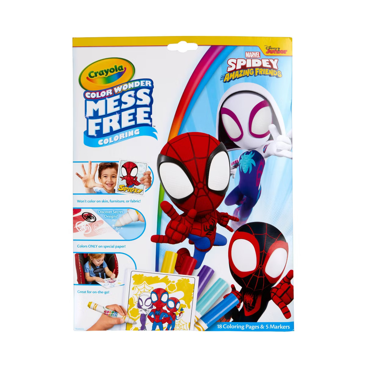 Crayola Color Wonder Foldalope - Spidey & His Amazing Friends | Target