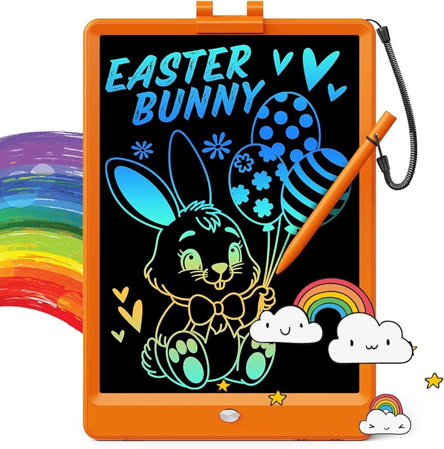 TEKFUN Toys for Kids 10In LCD Writing Tablet, Magic Doodle Board with Anti-Lost Stylus, Mess Free... | Amazon (US)