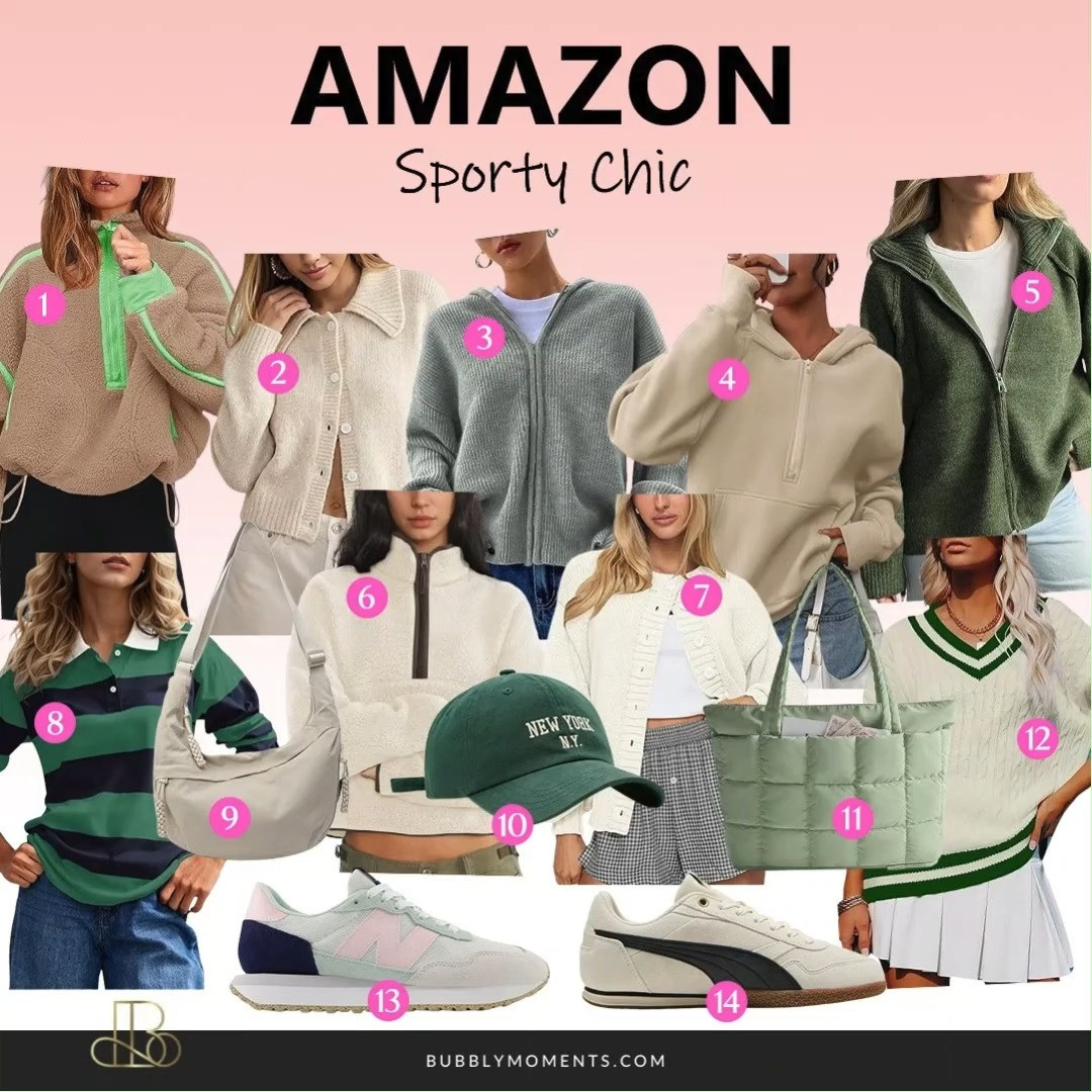 Upgrade your everyday style with the perfect mix of comfort and confidence—sporty chic is the vibe that never misses. Think sleek leggings, oversized hoodies, fitted crop tops, and classic sneakers that keep you looking effortlessly put together from morning errands to casual hangouts. These looks are all about clean lines, neutral tones, and layering pieces that move with you while still making a statement. Add a baseball cap, crossbody bag, or trendy sunglasses to elevate the outfit instantly. Whether you're heading to the gym, grabbing coffee, or just embracing that off-duty model aesthetic, these sporty chic finds are must-haves for your wardrobe. Save this post for easy outfit inspiration and discover styles that blend fashion and function seamlessly.
#LTKootd #LTKActive #LTKfitnessgoals #LTKStyle #SportyChic #AthleisureStyle #CasualOutfits #OOTDInspo #AmazonFinds #EffortlessStyle #StreetStyle #OutfitInspo #EverydayFashion #AthleisureWear #ComfyChic #TrendyOutfits #MinimalStyle #StyleGoals #FashionInspo #WomenWithStyle #NeutralOutfits #CapsuleWardrobe #OnTheGoStyle #ChicAndComfy #ActivewearStyle #FashionFinds 

 