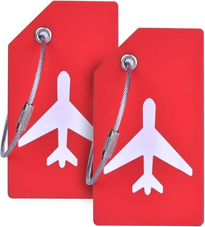 Silicone Luggage Tag with Name ID Card Perfect to Quickly Spot Luggage Suitcase | Amazon (US)