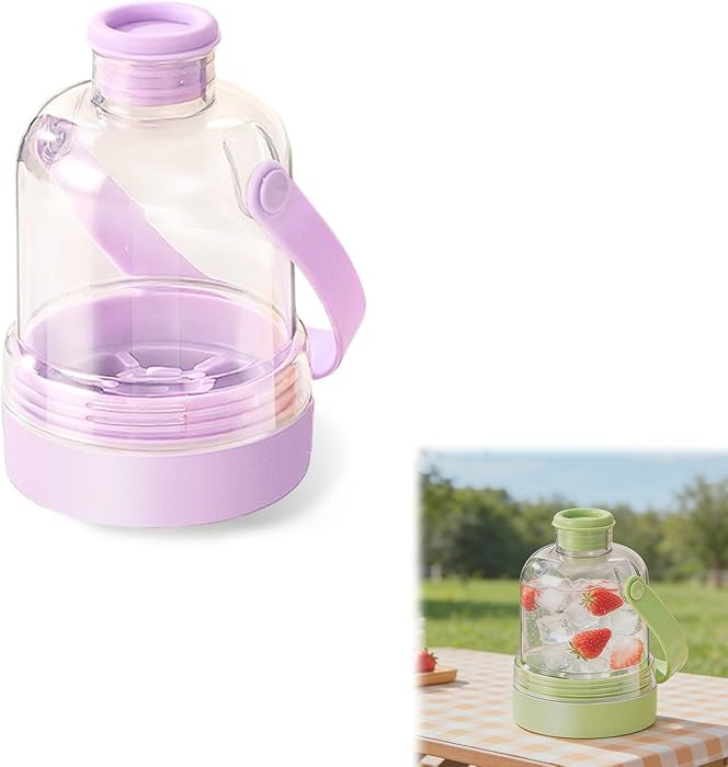 Upgraded 2 In 1 Ice Cube Kettle with Reinforced Leak-Proof Gasket,Press to Release Ice Tray Bottl... | Amazon (US)