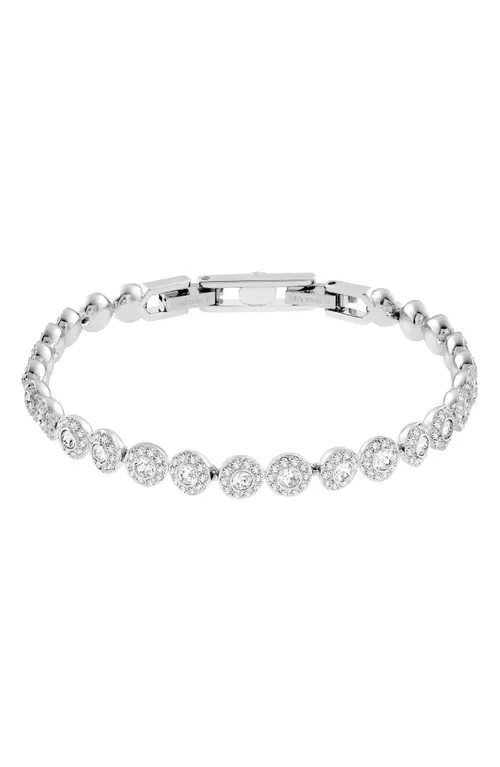 Una Swarovski Crystal Line Bracelet in Silver at Nordstrom, Size Medium | Nordstrom