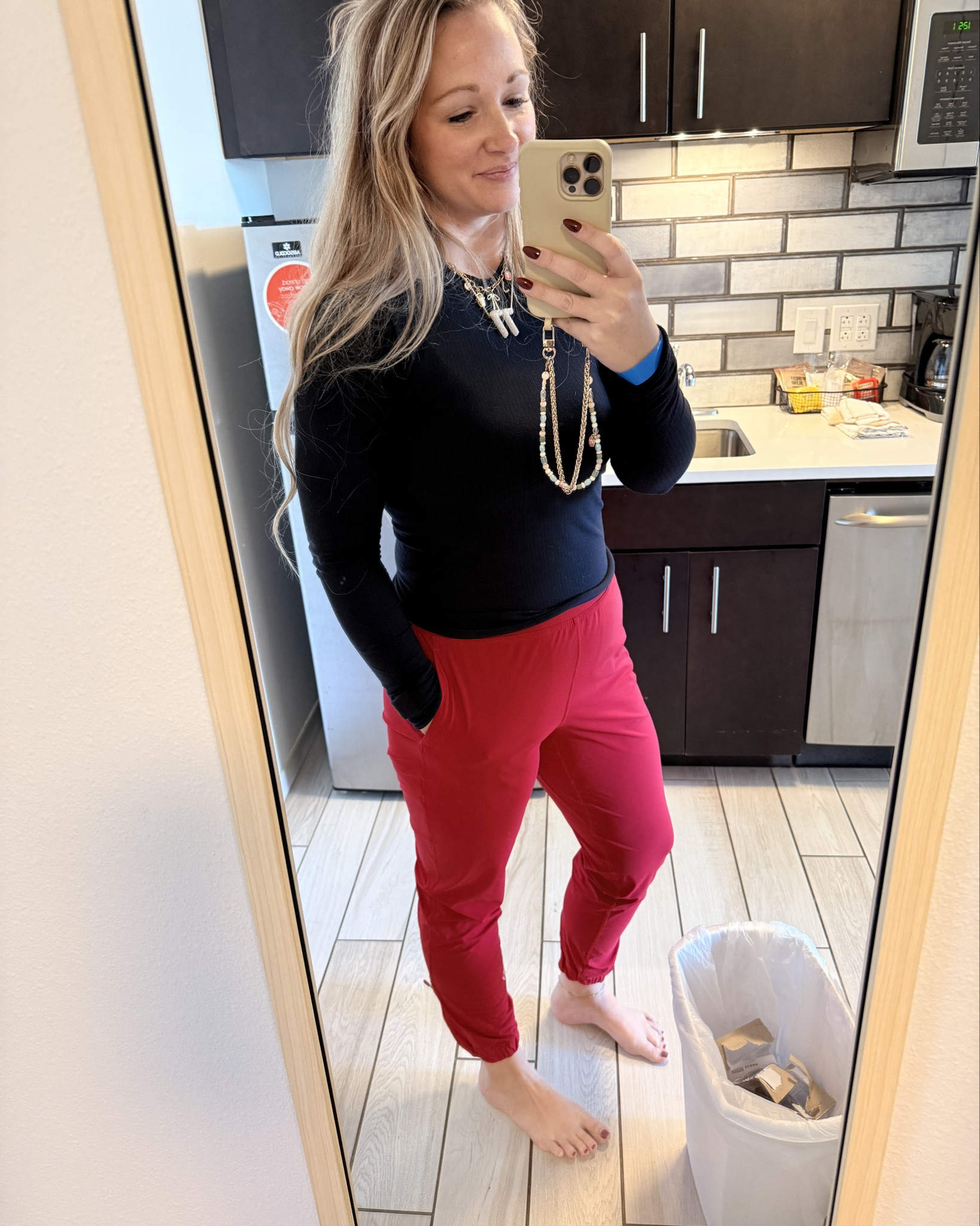 Soccer mom outfit! Only time I bleed red and black. These joggers are still on sale and amazing! 

#LTKmomlife #LTKActive #LTKootd