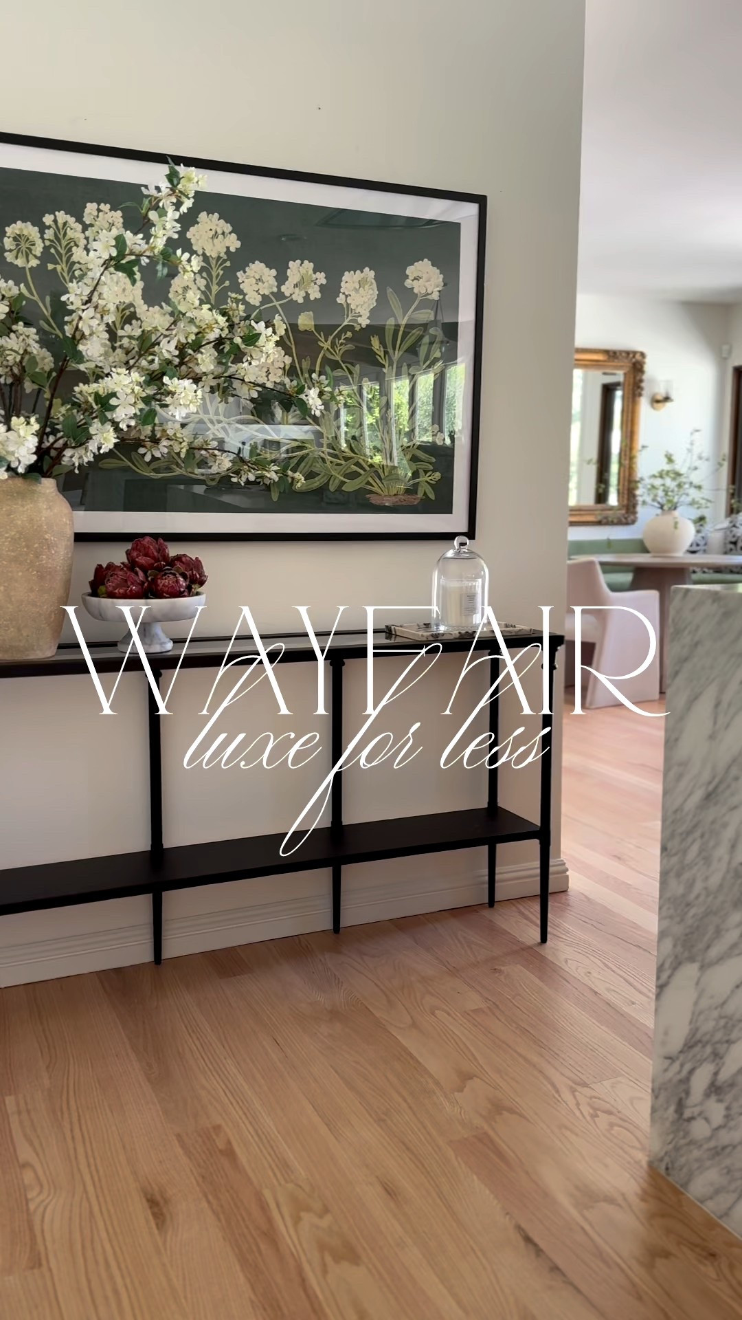 Wayfair designer look for less home favorites! Including my floor candleholders (finally back in stock!), console and artwork, iron look chandelier, velvet king bed, fluted end table, and more! #WayfairPartner #Wayfair @wayfair

#LTKStyleTip #LTKSaleAlert #LTKHome