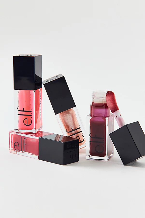 e. l.f. Cosmetics Glow Reviver Quad Goals Lip Oil Gift Set in Assorted at Urban Outfitters | Urban Outfitters (US and RoW)