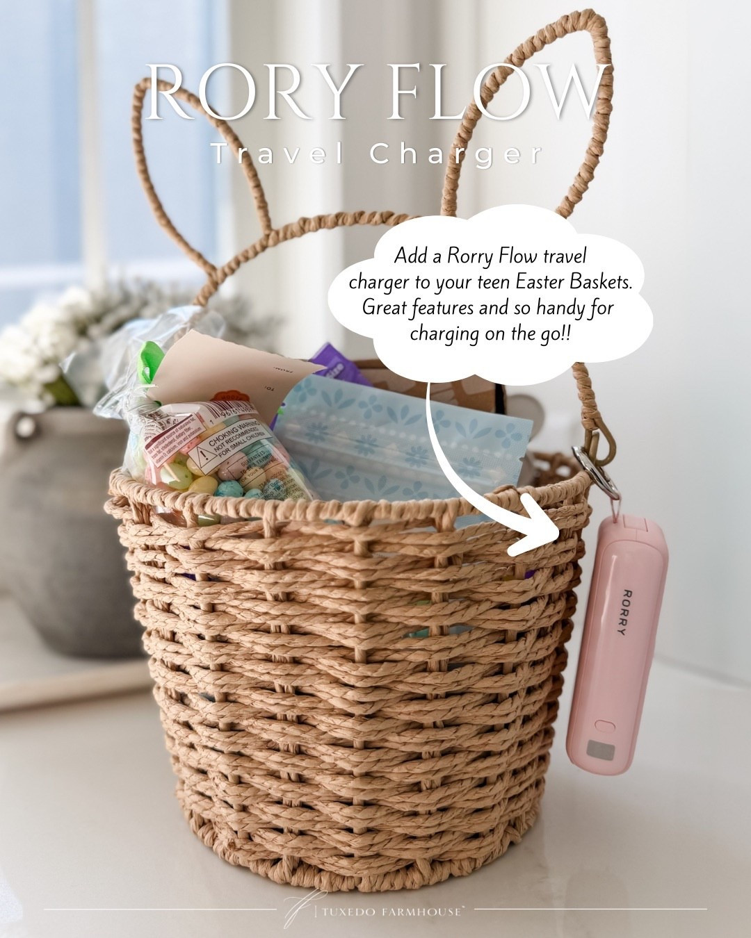 Just added the Rory Flow Portable Charger, with an AC wall plug,  to my Easter baskets. It’s a must-have for on-the-go charging. They're compact and reliable. Perfect for trips! 

#TravelEssentials #founditonamazon

#LTKSaleAlert #LTKdayinmylife #LTKTravel