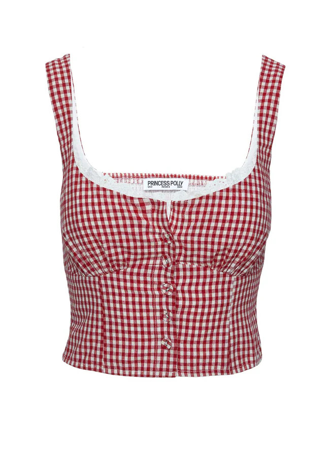 Bruncheon Top Red / White | Princess Polly US