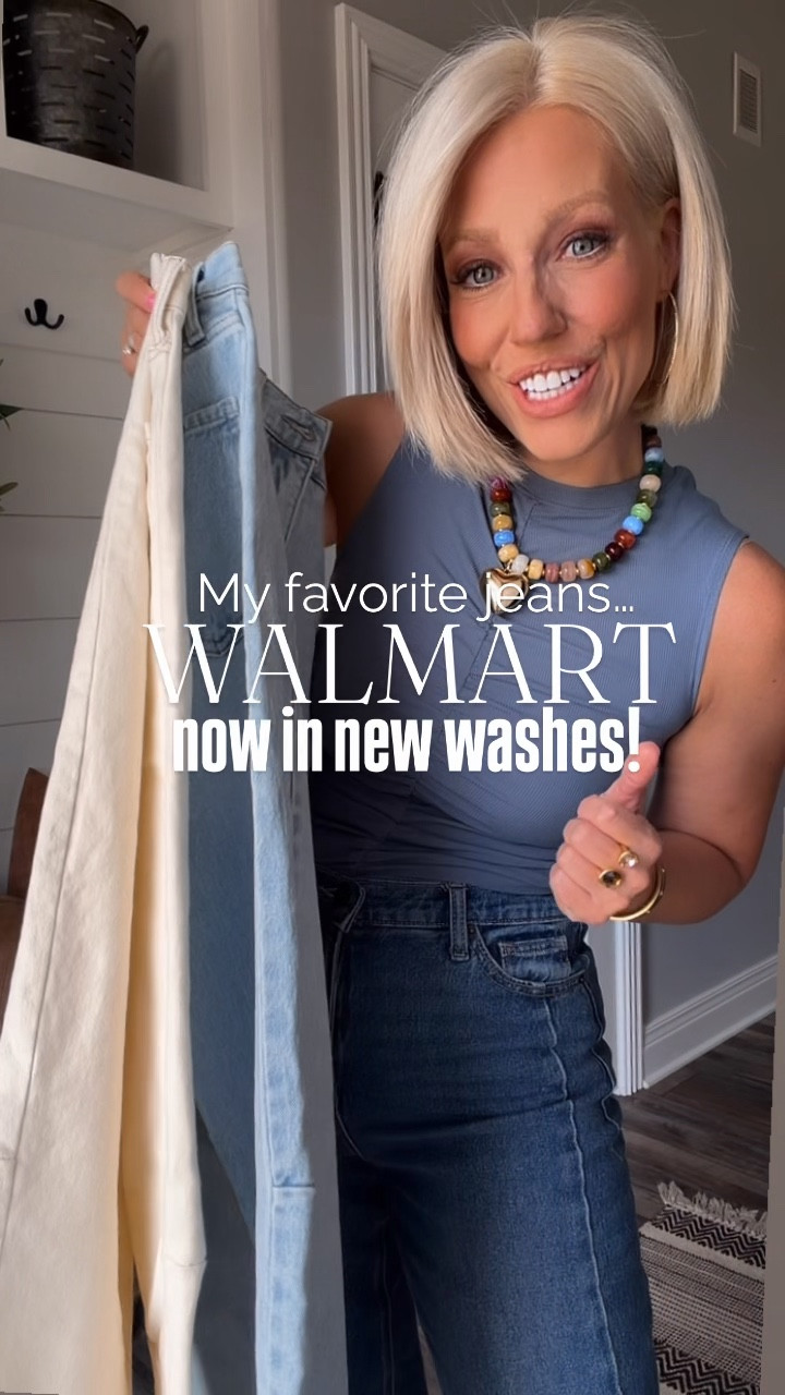 N ew washes just dropped in my favorite Walmart jeans and I’m obsessed 🤩👖

These affordable Walmart jeans are seriously some of the best budget-friendly denim I’ve found. They’re comfortable, flattering, and now come in new washes perfect for spring and summer outfits. If you love easy everyday outfits, affordable fashion, and Walmart clothing finds, these are a must-try!
⬇️⬇️⬇️
Jeans sized up to a 6
Tank small
Flip flops sized up 

#LTKSeasonal #LTKootd #LTKOver40