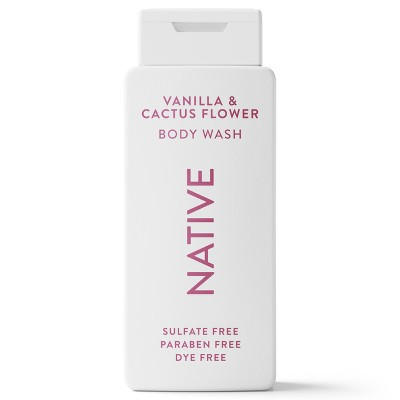 Native Body Wash - Vanilla & Cactus Flower - 18 fl oz | Target