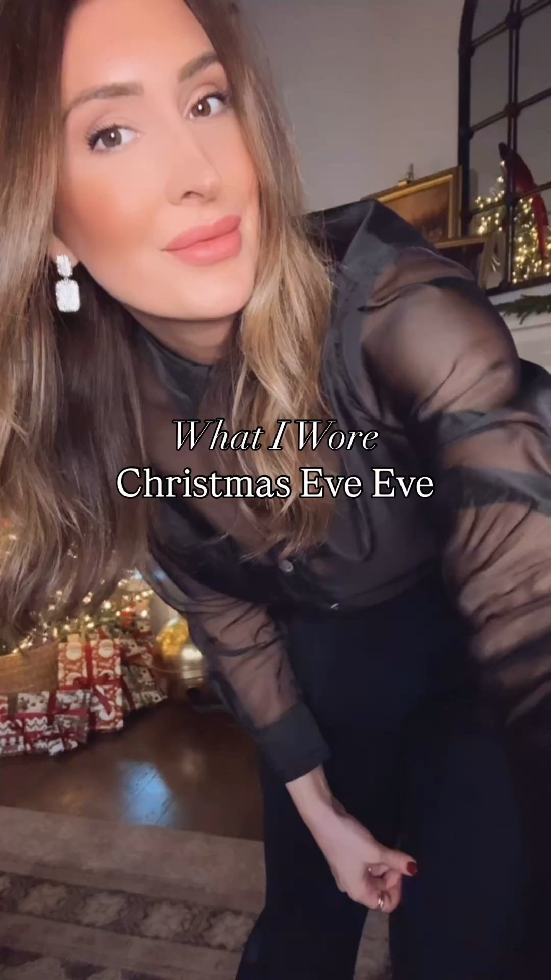 Christmas Eve Eve is when we do gifts with my parents and brother and sister-in-law, and if I’m being honest I love the fact that we have so many Christmas “parties” as a family! This look would also be fun for NYE! 🖤✨

#LTKootd #LTKHoliday
