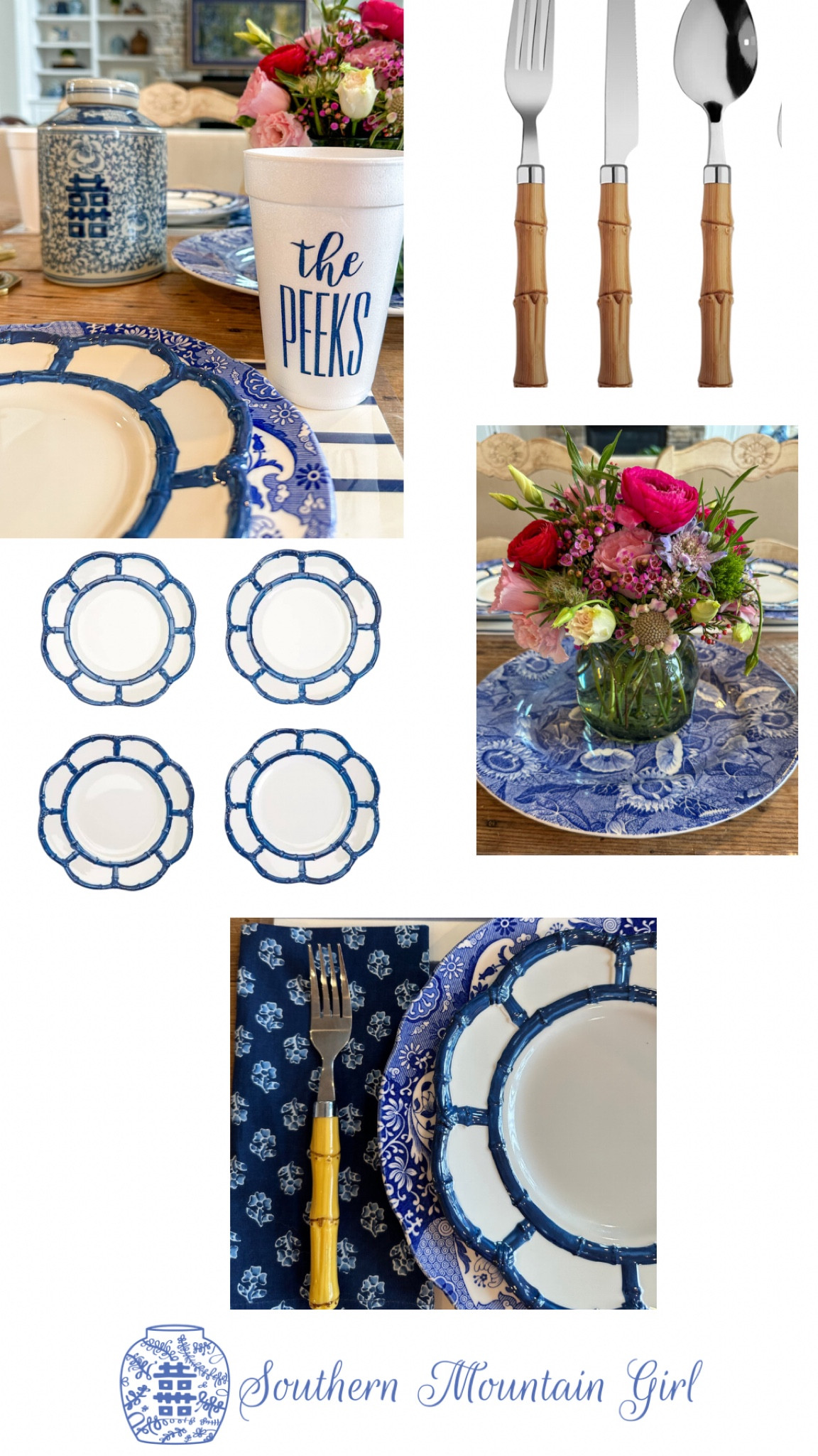Lovely blue and white table!!💙🤍

#LTKfindsunder50 #LTKhome #LTKSeasonal