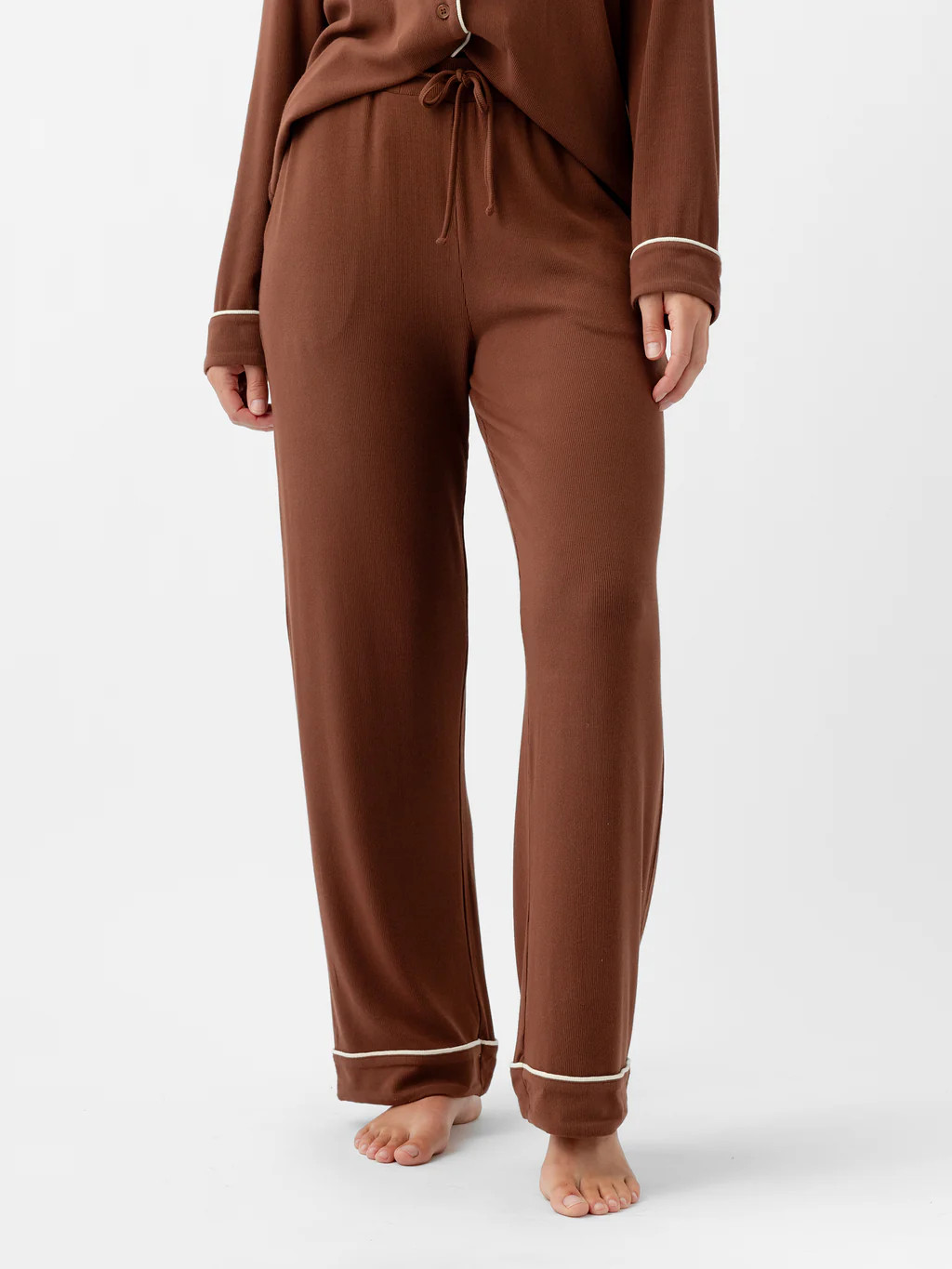 Women's Bamboo Rib-Knit Classic Pajama Pant | Cozy Earth