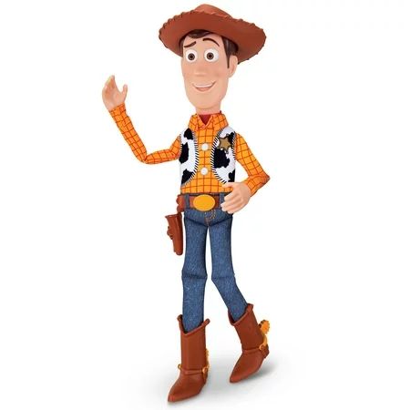 Disney Pixar Toy Story Sheriff Woody Deluxe Pull-String Talking Action Figure | Walmart (US)