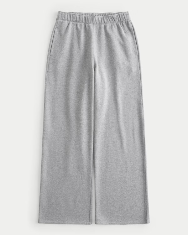 Hollister Feel Good Fleece Wide-Leg Pants | Hollister (US)