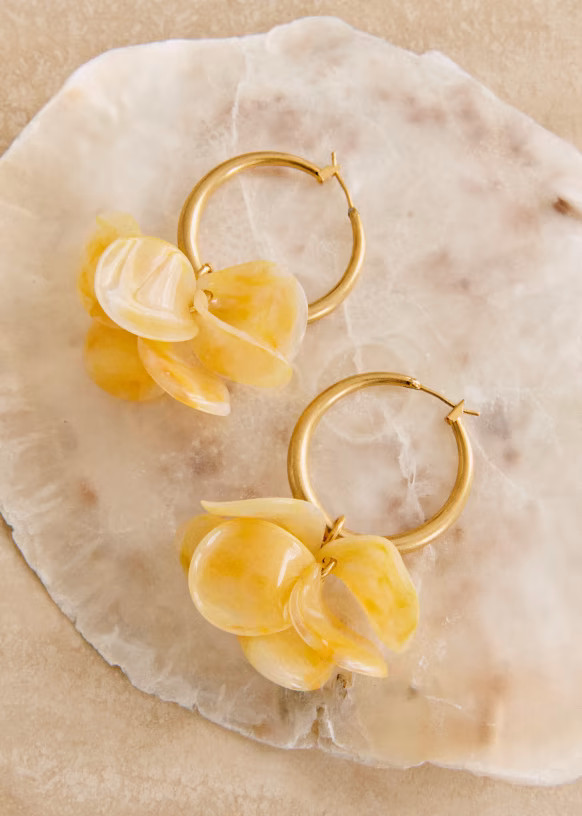 Flora Hoop Earrings | Sezane Paris