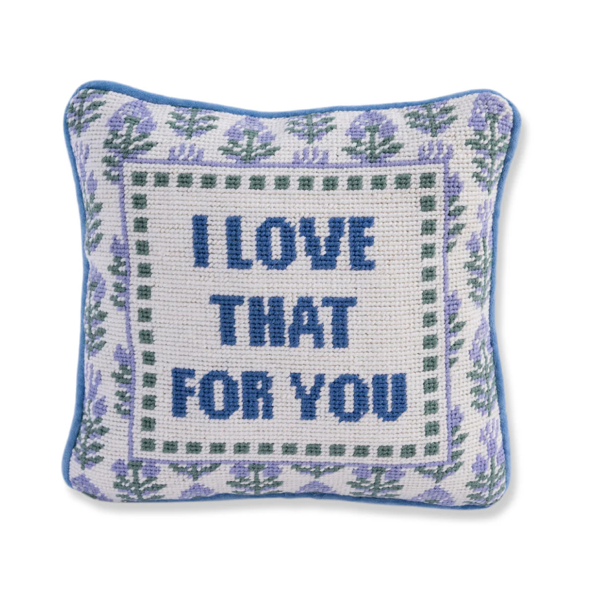 Furbish Studio - Love That for You Needlepoint Pillow | Furbish Studio