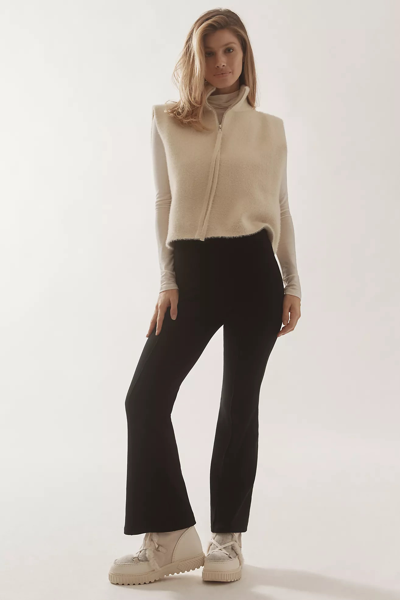 DONNI. Rib Kick-Flare Pants | Anthropologie (US)