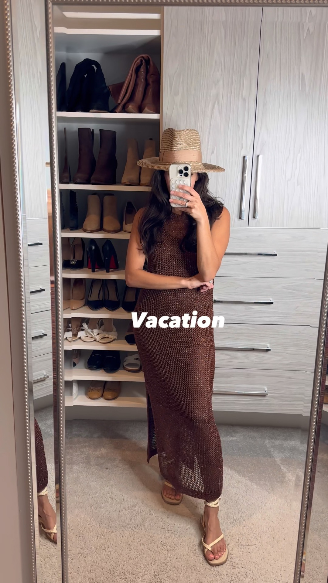 Dark brown target midi dress styling video / wearing an XS 

#LTKFindsUnder50 #LTKSaleAlert #LTKSummerSales