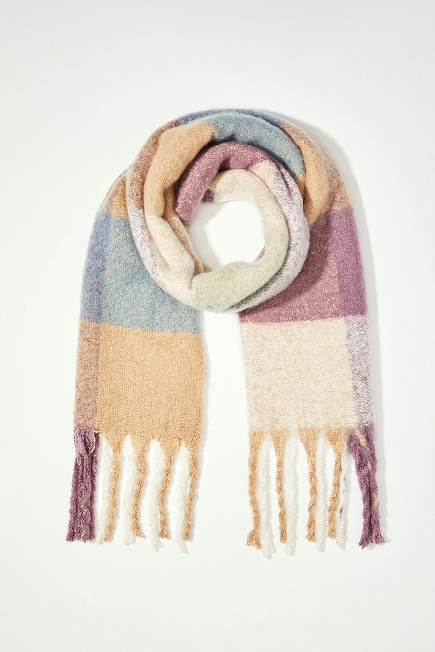 pastel stripe blanket scarf | Lucky Brand
