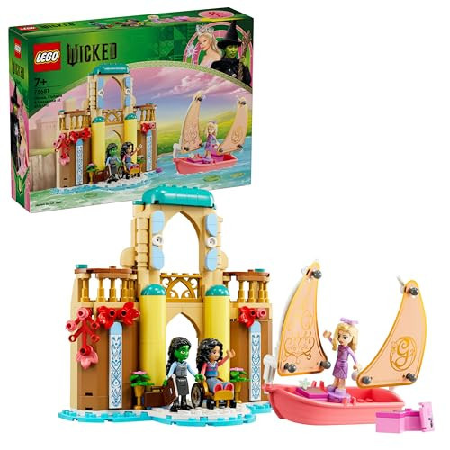 LEGO Wicked Glinda, Elphaba and Nessarose at Shiz University, Building Kit for Kids with Toy Boat and Dolls, Gift for Girls and Boys from 7 Years Who Love Dollhouses 75681 | Amazon (US)