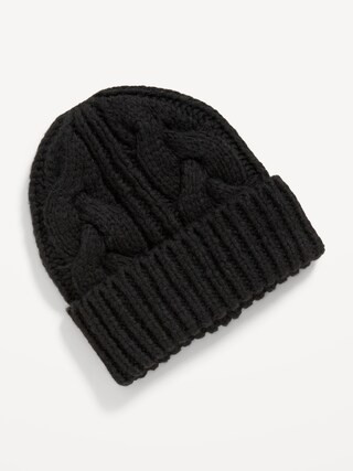 Wide Cuff Beanie Hat for Women | Old Navy (US)