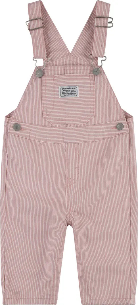 Railroad Stripe Cotton Overalls | Nordstrom
