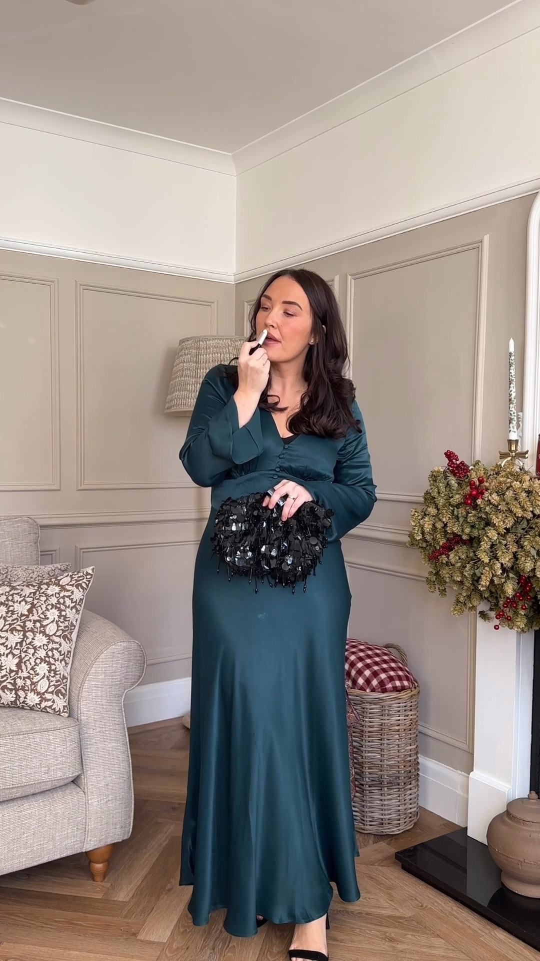The most perfect festive dress for parties and occasions at Christmas or even as a winter wedding guest dress. 

#LTKuk #LTKfestive #LTKwinter