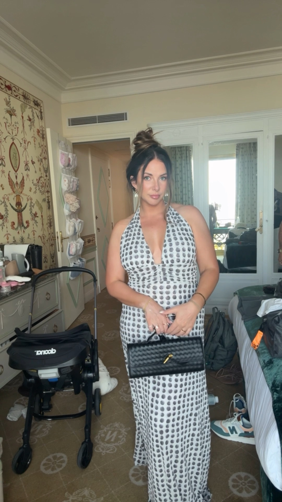 Dinner outfit 
Polka dot dress - in the large
Amazon bag 
Postpartum outfit 
Date night outfit 

#LTKSeasonal #LTKTravel #LTKItBag