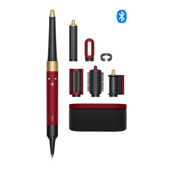 Restored Premium Dyson Airwrap i.d.™ multi-styler Straight+Wavy | Red Velvet/Gold (Refurbished) | Walmart (US)