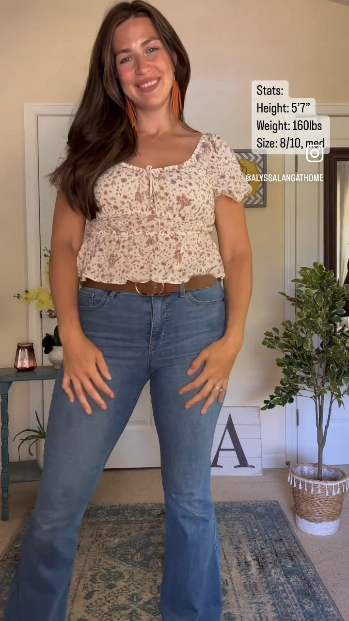GRWM-casual date night outfit!  Walmart fashion.  Flare jeans outfit.  Summer outfit.  Date night outfits jeans. 

#LTKstyletip #LTKunder50 #LTKFind
