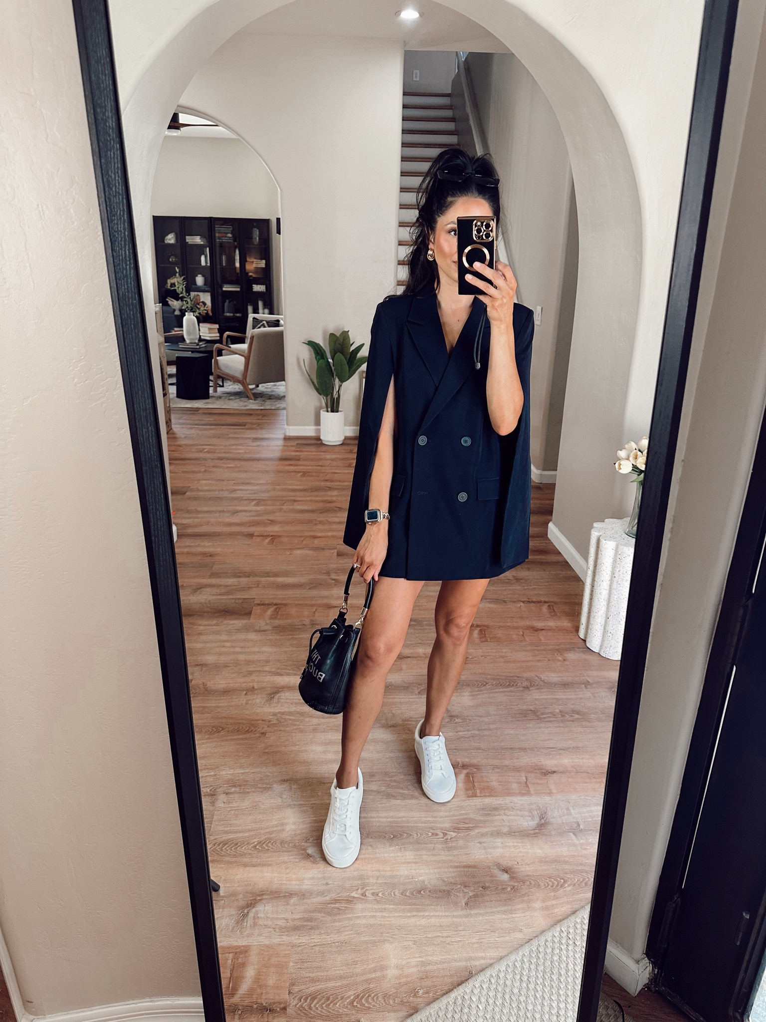 This cape blazer dress thing is one of my favorite Walmart purchases of all time! #weddingguest #springoutfits #ootd #momoutfits #outfitideas

#LTKStyleTip #LTKSeasonal #LTKTravel