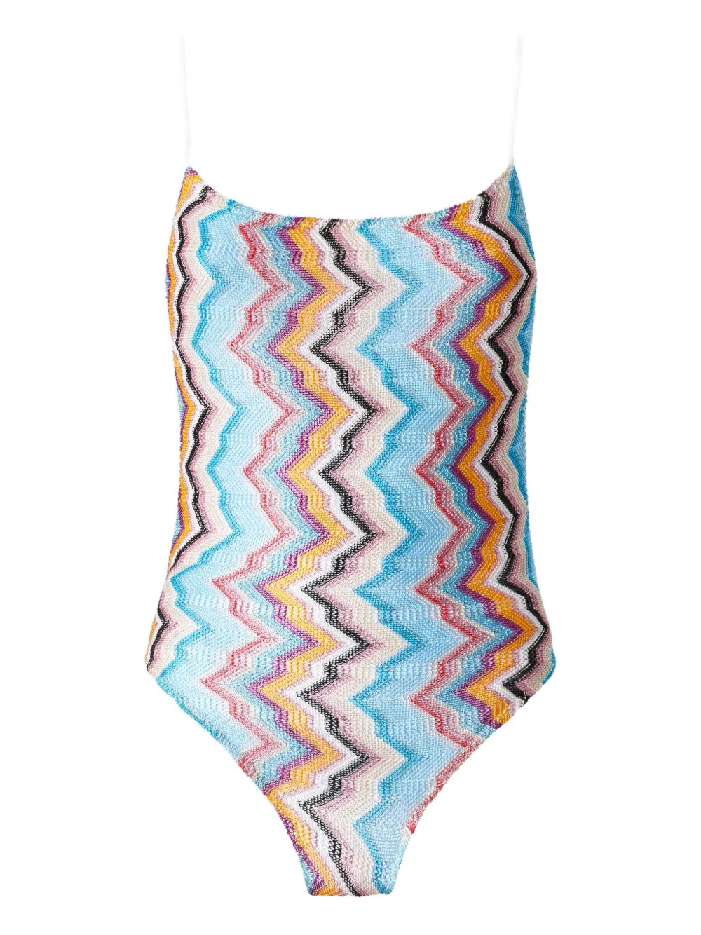 Missoni zigzag-pattern Swimsuit  | Blue | FARFETCH | Farfetch Global