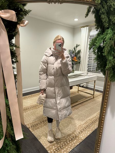 Morning walk outfit of the day! Glad I have this ultra puffer coat to keep me warm because it’s 24 degrees! Wearing a size small 

#LTKfitness #LTKGiftGuide #LTKHoliday