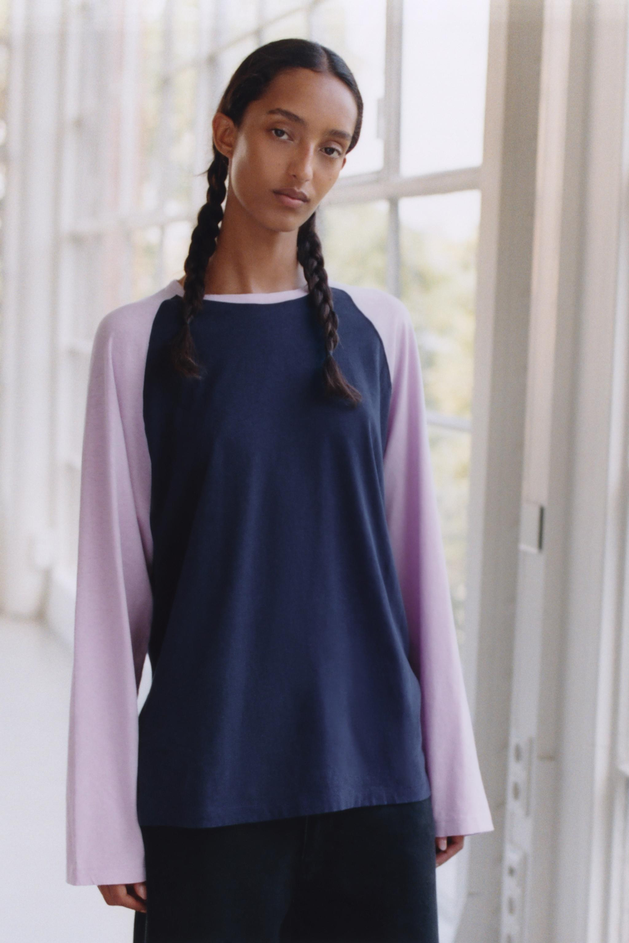 COLORBLOCK RAGLAN T-SHIRT | Zara US
