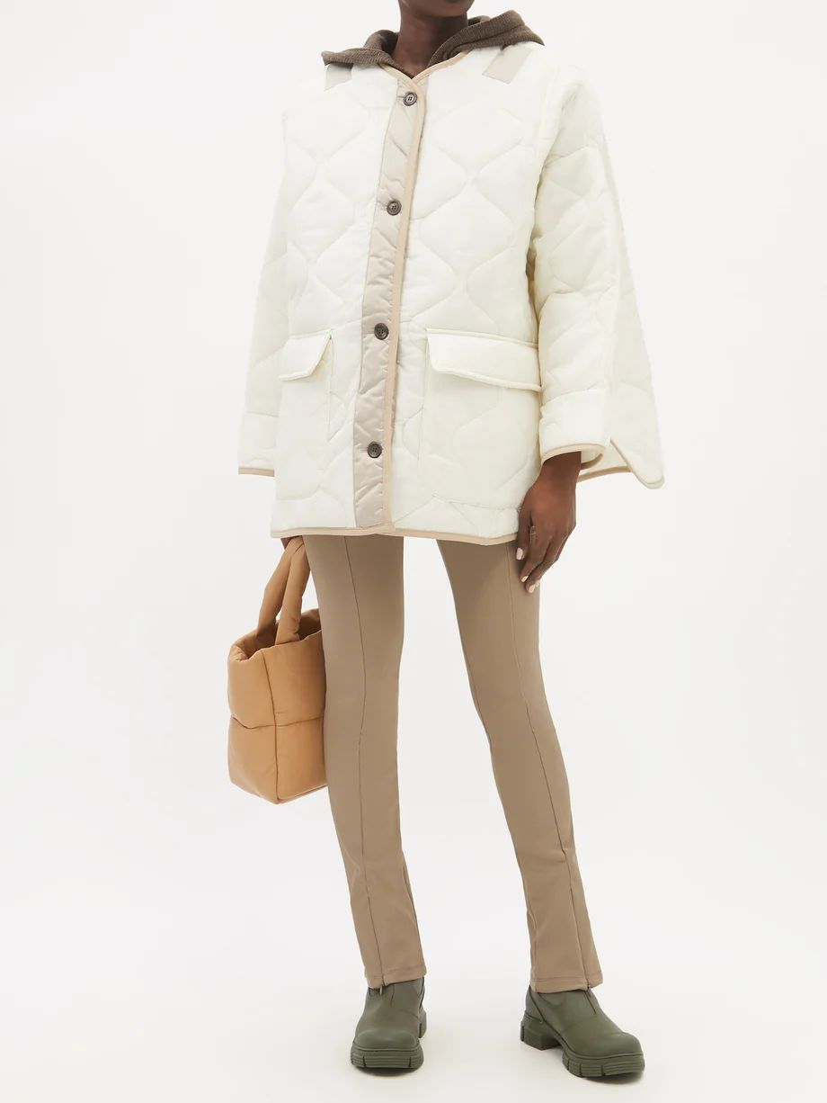 Teddy oversized quilted shell coat | Matches (UK)