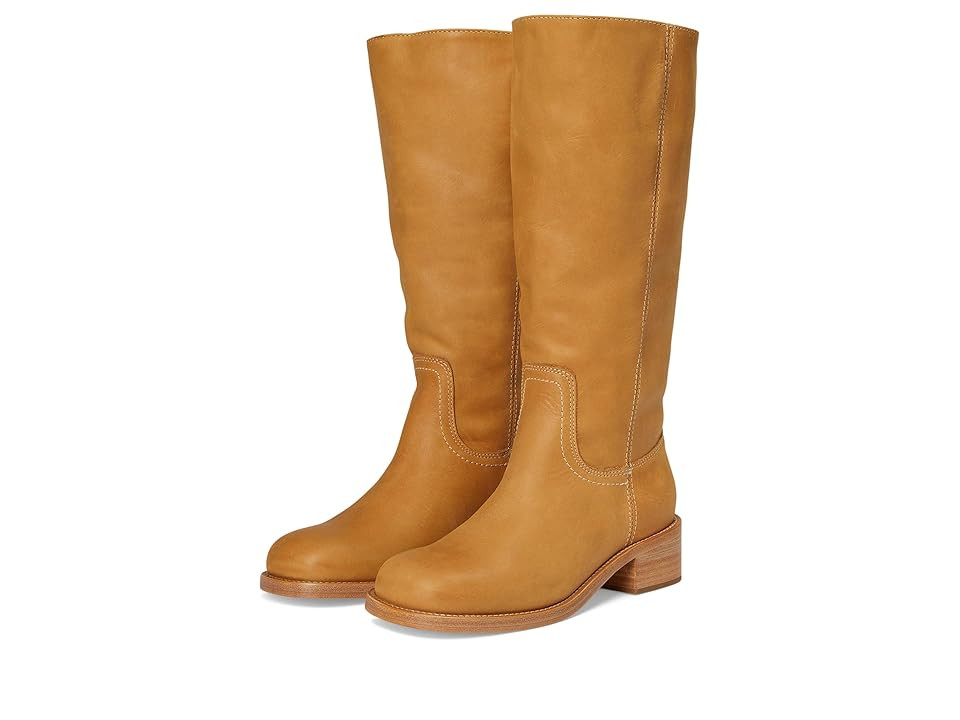 Steve Madden Riggs Women's Boots Banana Leather Wide Calf : 7 W | Zappos