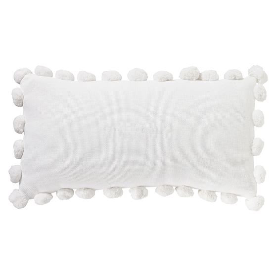 Pom Pom Organic Pillow Cover | Pottery Barn Teen