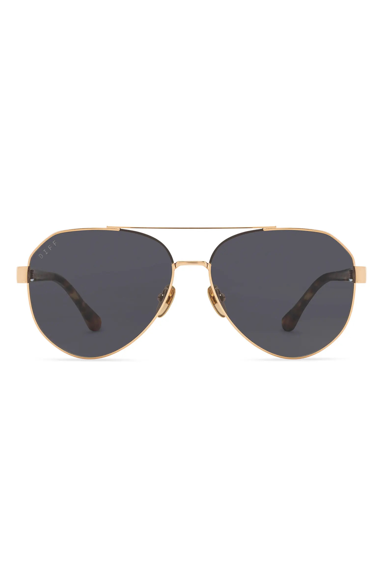 DIFF Dash II 60mm Aviator Sunglasses | Nordstrom | Nordstrom
