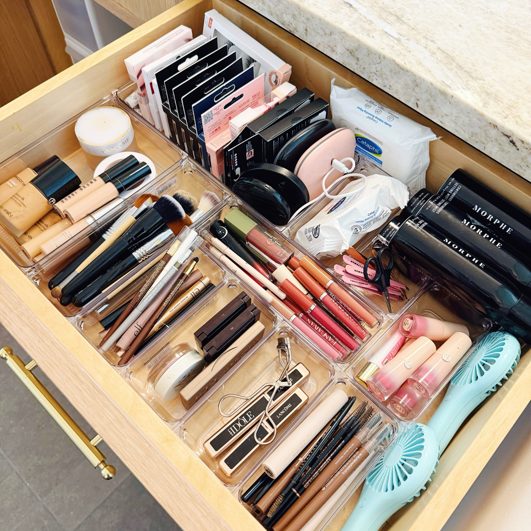 Let’s talk: Makeup Organization!💄💋

Whether you’ve got a drawer, a countertop or a whole glam room, we organize makeup a few of the same ways every time for our clients.

⚪️Drawer Organization - this is the most common way we organize for our clients and we always categorize one of two ways, by type or by brand. Most people will want to organize their makeup by type so they can easily find the next step of their makeup routine! We have also had the chance to work with clients who have lots of PR makeup and for them it is usually a lot easier to organize by brand so they can find exactly the product they need quicker. Whichever method you choose, we love to separate inside drawers with clear drawer organizers. They help keep the bottom of your drawer mess-free and keep your items in zones. If you’ve only got a small drawer to work with, consider using it for the makeup you use the most and storing the rest in a makeup bag under the sink!

⚪️Countertop Organization - we know that a lot of us don’t have enough space for a makeup drawer (especially in the city!) so counter space or dresser/vanity tops are the only option for having makeup easily accessible. In these instances we love to use a makeup organization set where the smaller items like lipstick, eyeliners, mascara etc. live on top and larger palettes and face makeup lives in a drawer that sits underneath. You can get these either with clear materials or something not see through, but the principle is the same: keep things in sections!!

⚪️Under the Sink Storage - sometimes our clients don’t prioritize makeup in their everyday life. This calls for an under the sink storage solution! This way you can save drawer space for items you use everyday and still have a system to pull for makeup when you need it. We love a drawer under the sink to sort. OR if you’re on the go, or just more type B, you might just stick to one makeup bag that everything lives in and gets put under the sink. 

Whichever way you store makeup, the most important idea is keeping zones for your items so you can find what you need easily!

#makeuporganization #organizedmakeup #organizationideas #organizationinspiration #losangelesorganizer