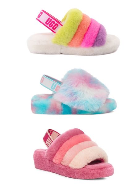 Fuzzy Ugg slippers for teen girls. Fun colors and on sale! 

#LTKGiftGuide #LTKsalealert #LTKshoecrush