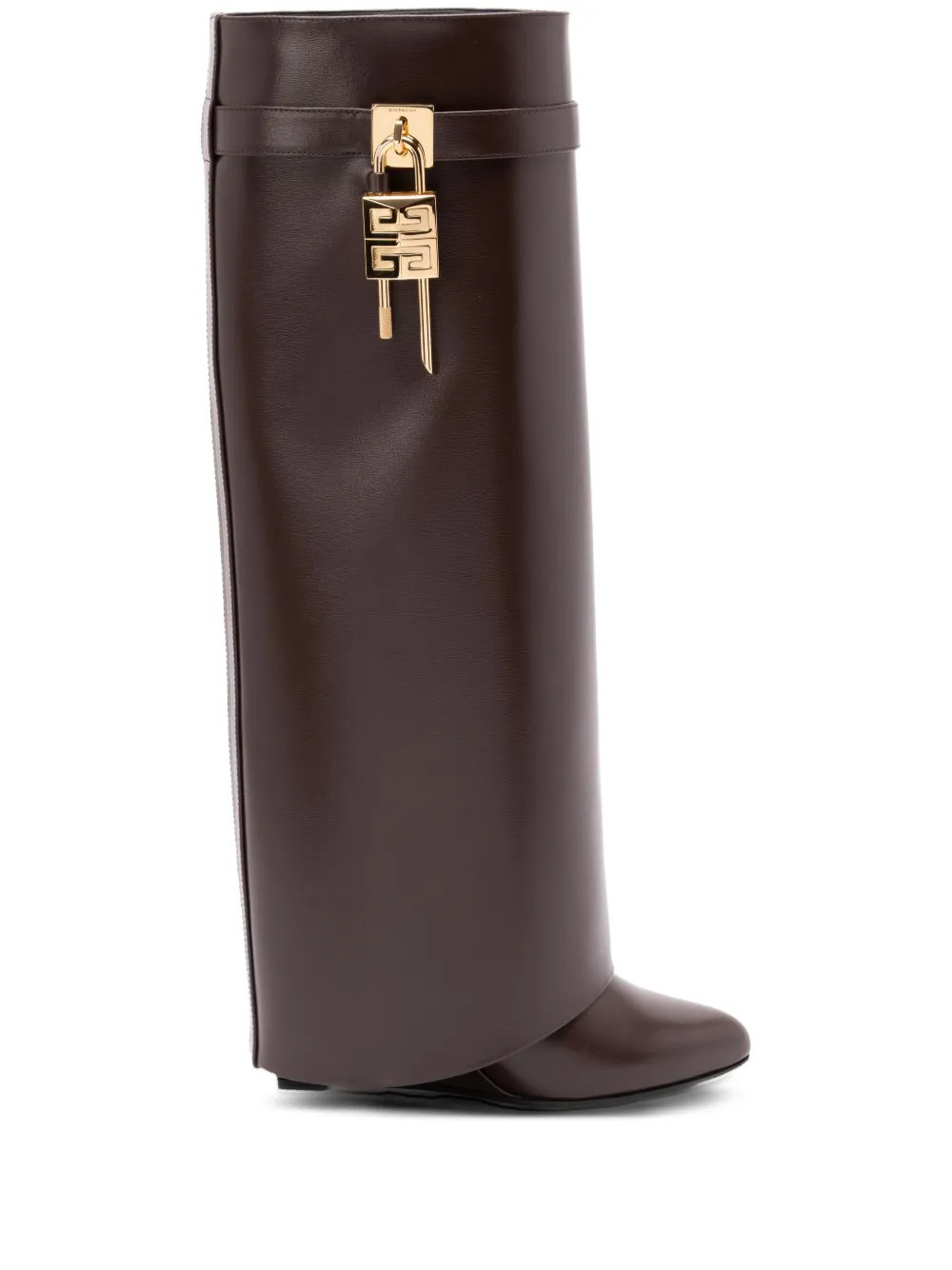 Givenchy Shark Lock Boots | Brown | FARFETCH | Farfetch Global