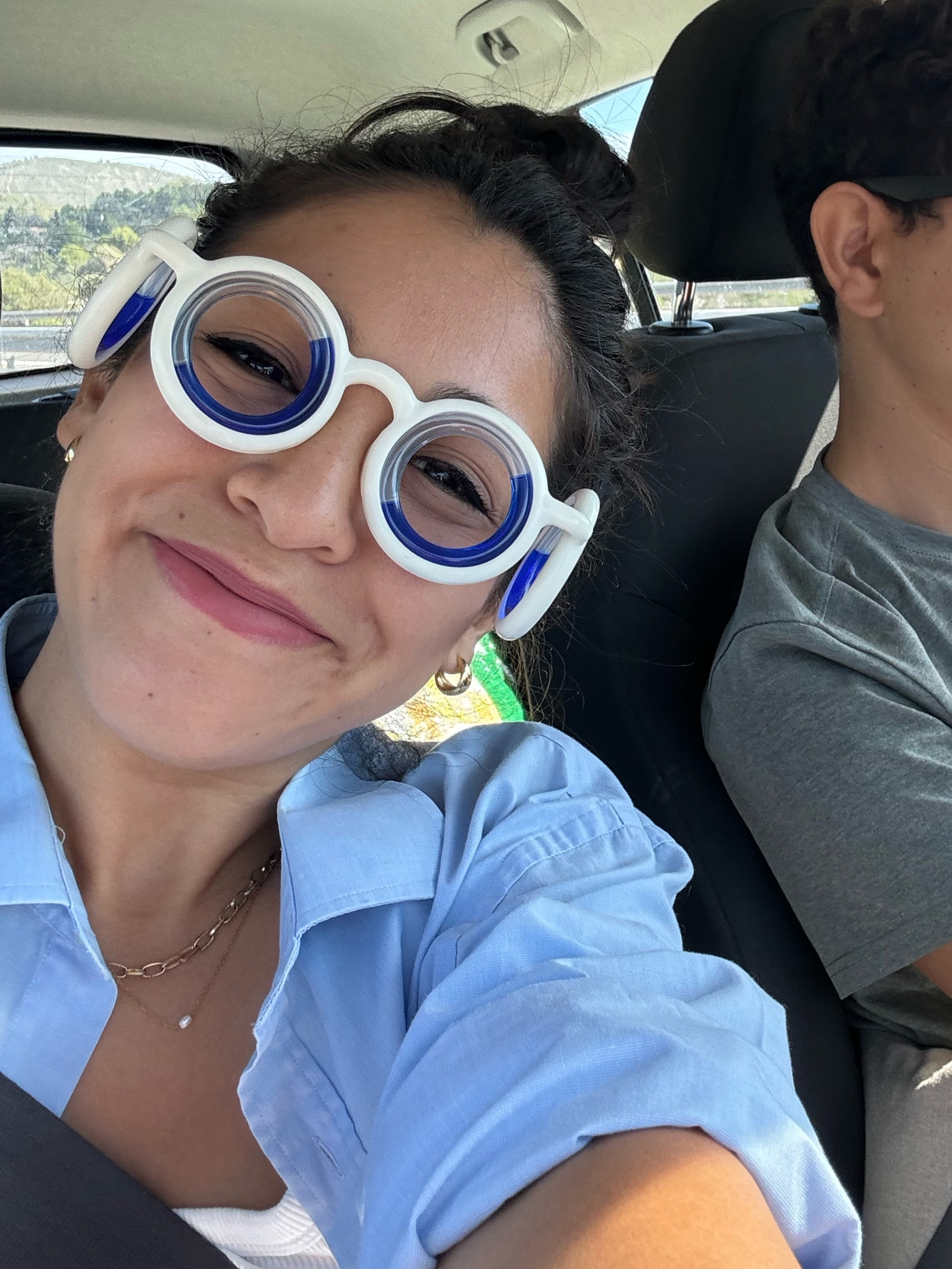 Anti-nausea glasses, a life changer!!! #amazon #antinausea #motionsickness 

#LTKTravel