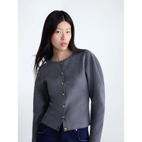 Scoop Women’s Edwardian Cardigan, Sizes XS-XXL | Walmart (US)