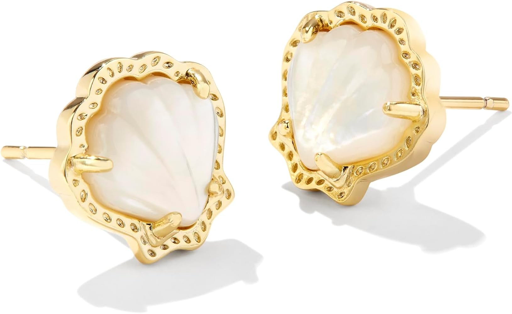 Kendra Scott Brynne Shell Stud Earrings, Fashion Jewelry for Women | Amazon (US)