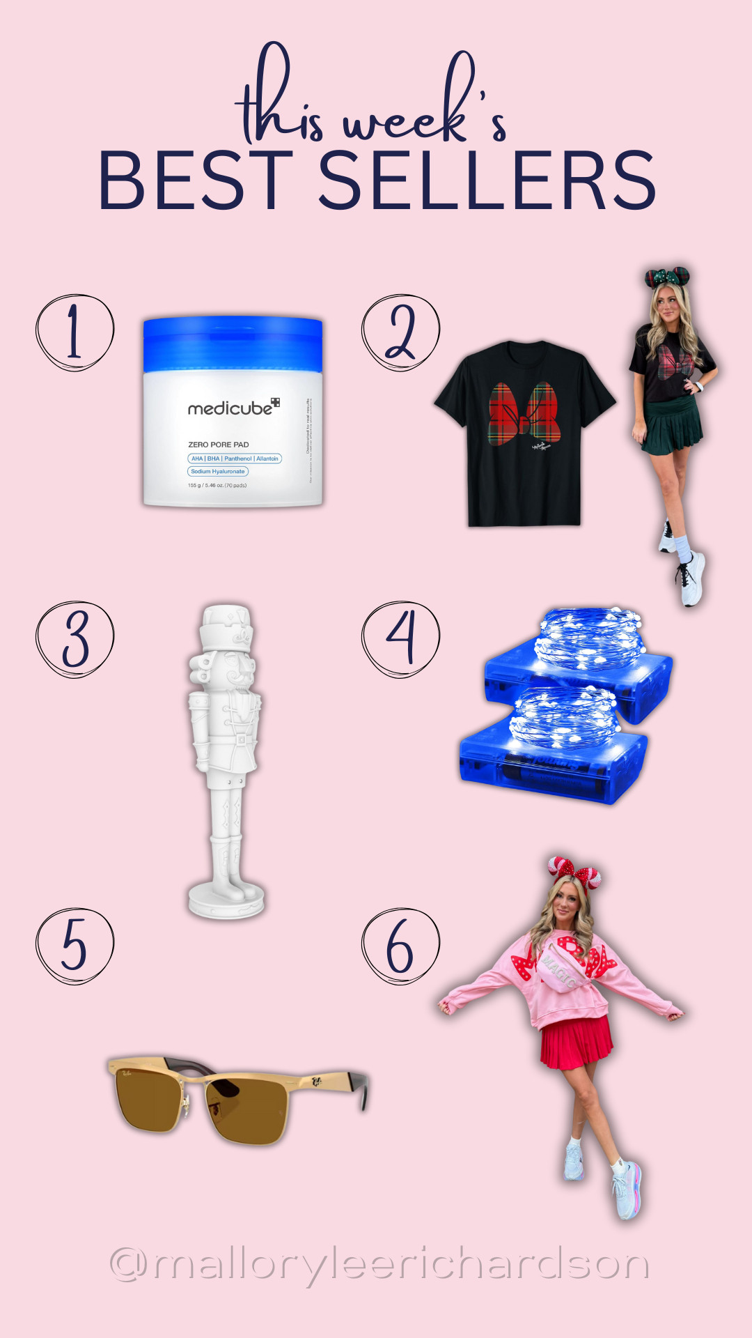 Top sellers of the week!!

top sellers, best sellers, top finds, best finds, weekly favs, disney, disney finds, nutcracker, diy nutcracker, home decor, Mallory Lee Richardson 

 #LTKHoliday #LTKSeasonal #LTKFindsUnder100